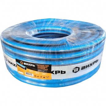 Шланг поливочный ВИХРЬ ПВХ усиленный премиум, пищевой четырехслойный армированный 3/4, 50 м Шланг поливочный ВИХРЬ ПВХ усиленный премиум, пищевой четырехслойный армированный 3/4, 50 м